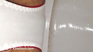 Let shit that lovely white cherry pattern panty!!!!