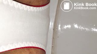 Let shit that lovely white cherry pattern panty!!!!