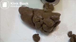 her gorgeous body gives out a great brick of shit