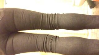 Woman shits her pants