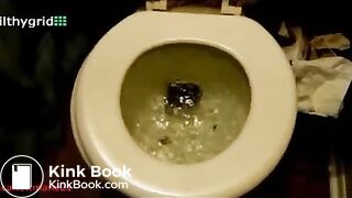 Ebony Pooping In Kitchen