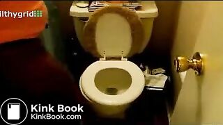 Ebony Pooping In Kitchen