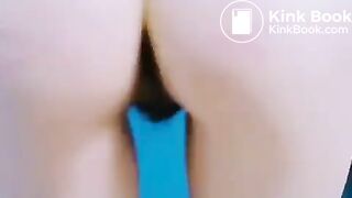 korean girl laying egg 달걀 넣기