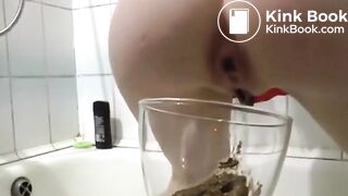 A Red Dress, An Ass and A Glass