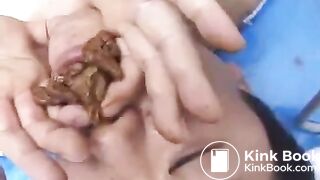 The poop is eaten japnaese girl