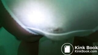 Fart and poop panties in shower