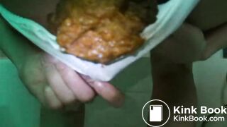 Fart and poop panties in shower