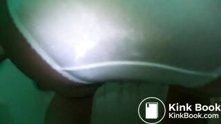Fart and poop panties in shower