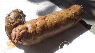 Outdoors Shit and asshole inspection