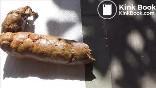 Outdoors Shit and asshole inspection