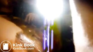 Rubbing shit on entire body