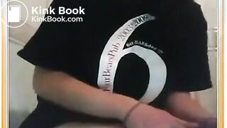 MSN girl pooping and masturbating on toilet