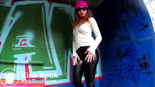 Poop load at bus stop