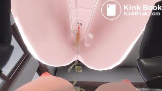 A girl pooping on your boobs and peeing on your face