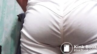 White Jeans Panty Poop