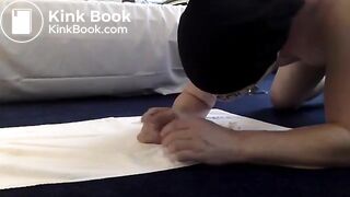 Ebony girl shit in slave mouth