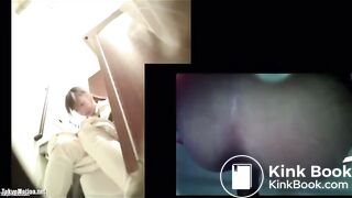 two japanese toilet poop voyeur
