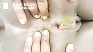 Ebony dildo scat fuck