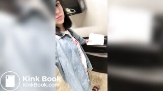 Beautiful young Spanish girl shits for viewers