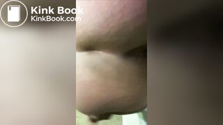 My girlfriend takes a big soft poop