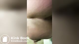 My girlfriend takes a big soft poop