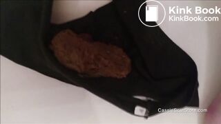 Thick, Crackling Load in Black Panties