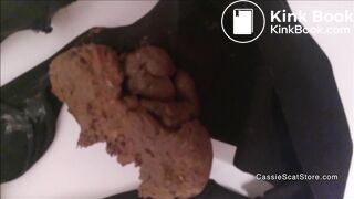 Thick, Crackling Load in Black Panties