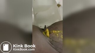 Ebony toilet diarrhea