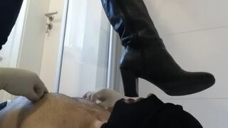 Scat toliet femdom A