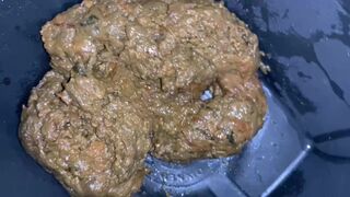 Ebony princess ate some spicy