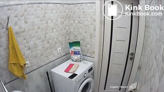 Woman pooping in Toilet 72