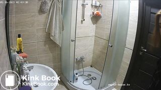 Woman pooping in Toilet 73