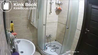 Woman pooping in Toilet 73