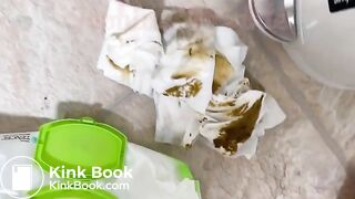 White panty poop - video 17
