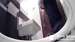 Compilation of girls pissing and poop in public toilets