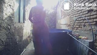 girl filmed pooping