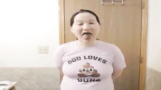 Dumb scat bitch eats her own shit - video 2