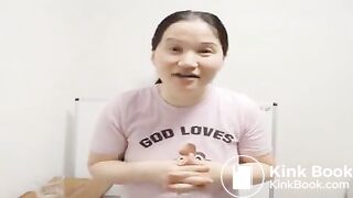 Dumb scat bitch eats her own shit