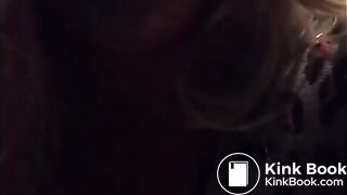 Eating own shit on toilet