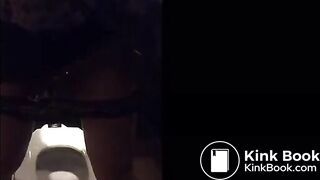 Eating own shit on toilet