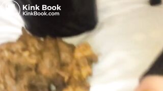 Soft poop in stripper heels