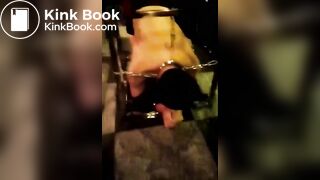 Chinese femdom scat 带着枷锁被用勺强制喂黄金 我很喜欢