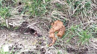 Shitting outside - video 11