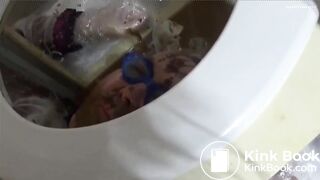 Hot chick using laxative w/ diarrhea in slave mouth pt2