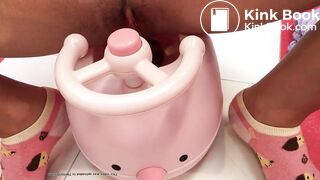 Polish girl shit into plastic potty 13