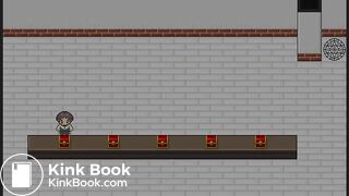 Female anime warrior desperate poop 1