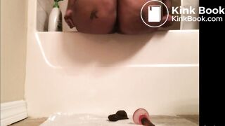 ebony scat dildo - video 2