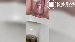 Struggle out constipated little Balls