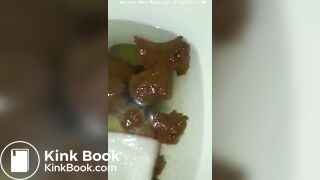 showing the results in toilet