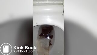 showing the results in toilet